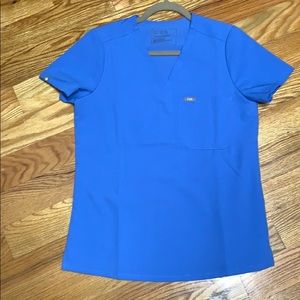 Figs scrub top - Catarina - small - Ceil Blue